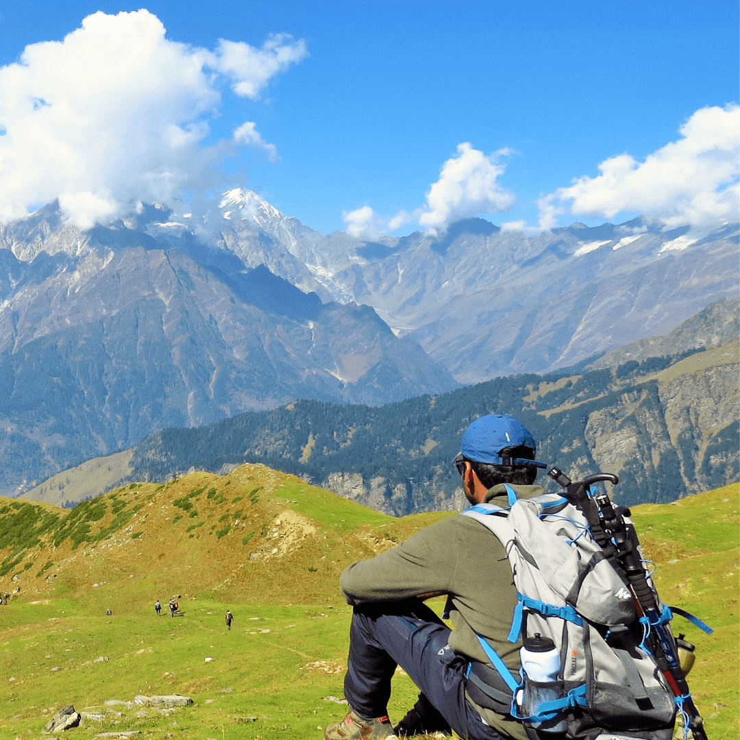 A quiet trekking route through the mountains