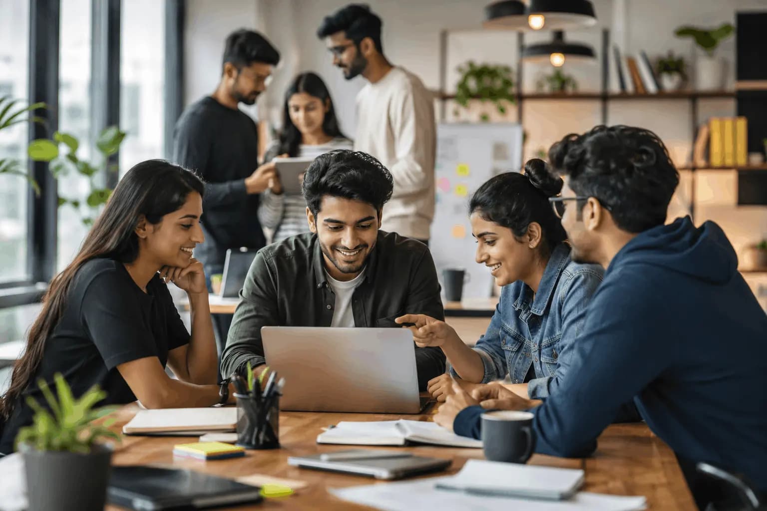 Students participating in the Startup Internship Program