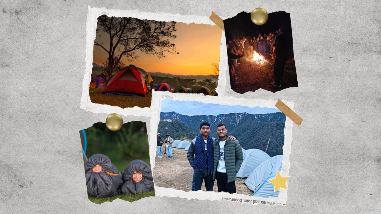 Students participating in adventure and life skills